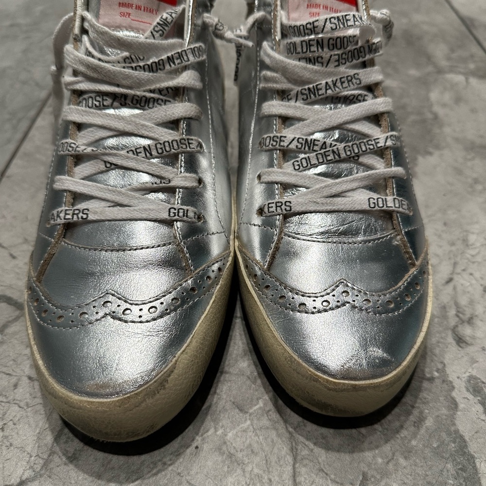 Women's Mid Star Mid Top Sneakers Star Size 39/8.5 - Picture 4 of 7